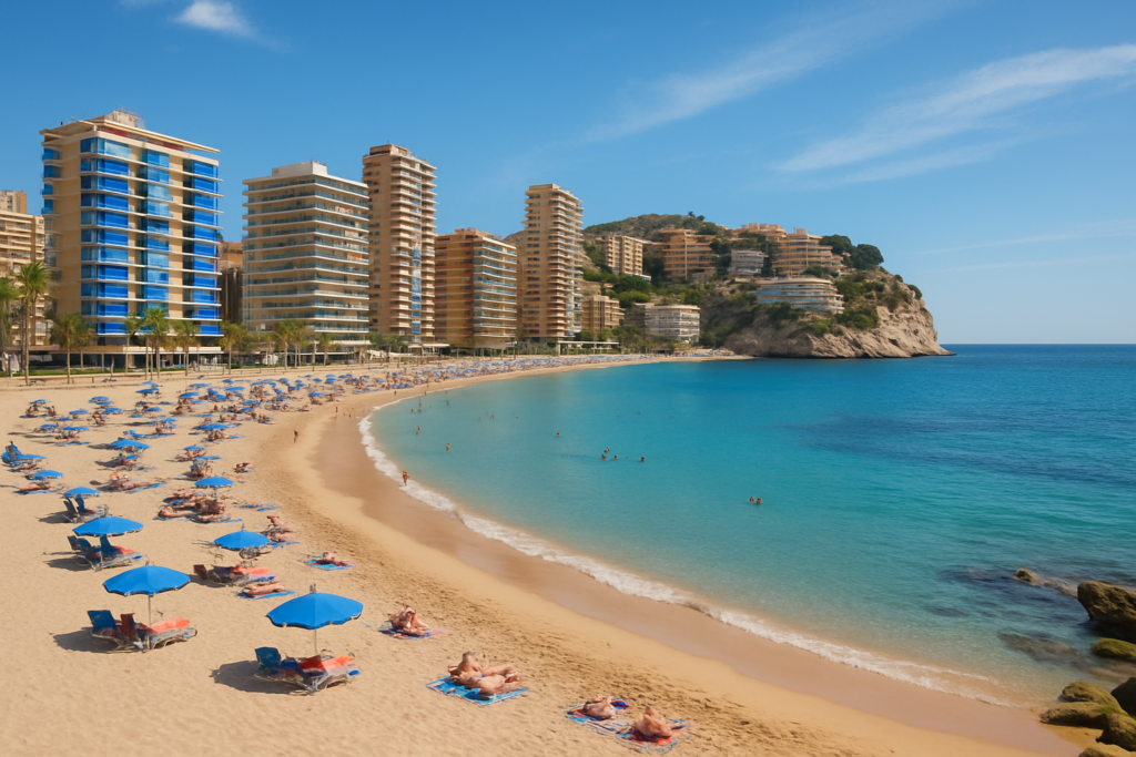 Finestrat: Hilltop village and beach cove beside Benidorm