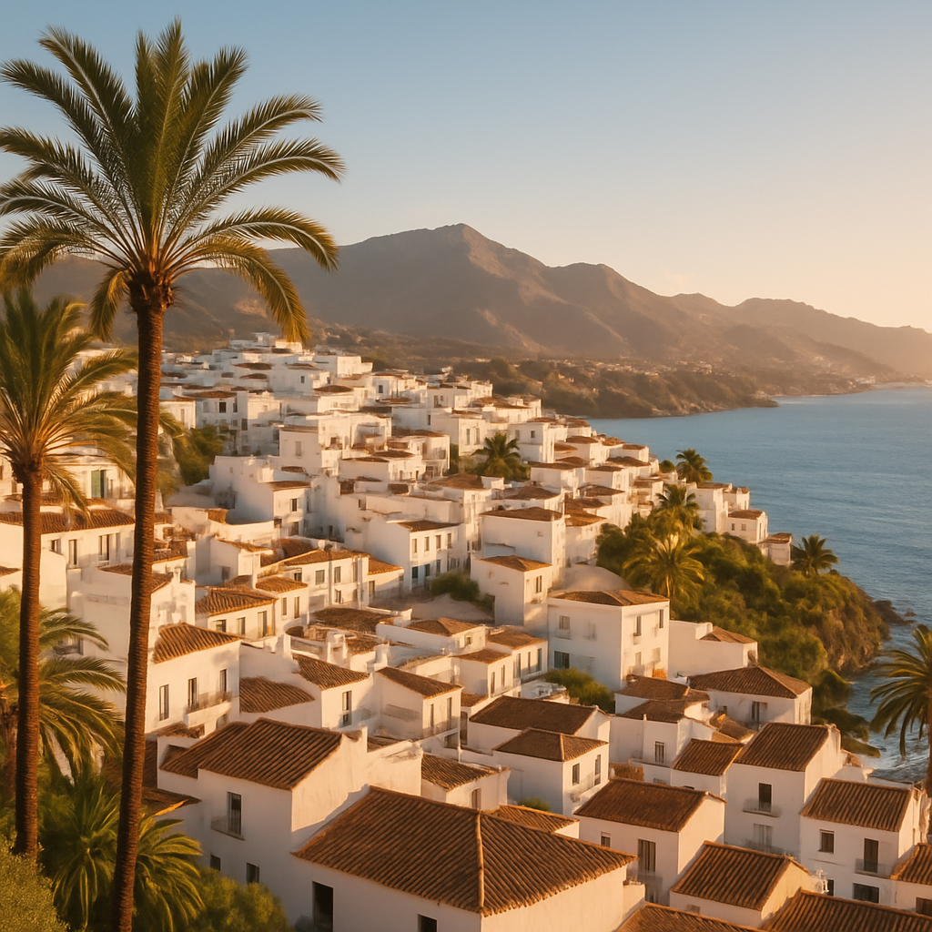 Costa del Sol coastline, Andalusia, Spain