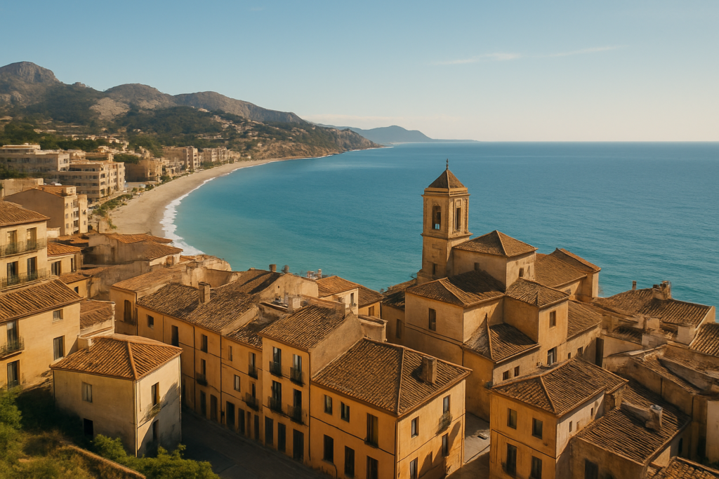 Archena, Spain - view of the town and coast