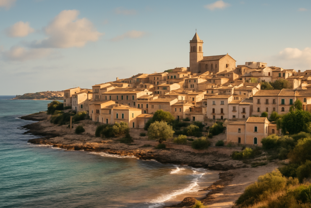 Montuïri: hilltop village on the Pla de Mallorca
