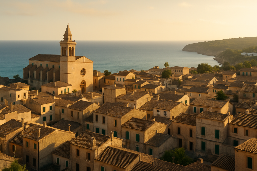 Porreres: wine town and Monti-Sion, Mallorca