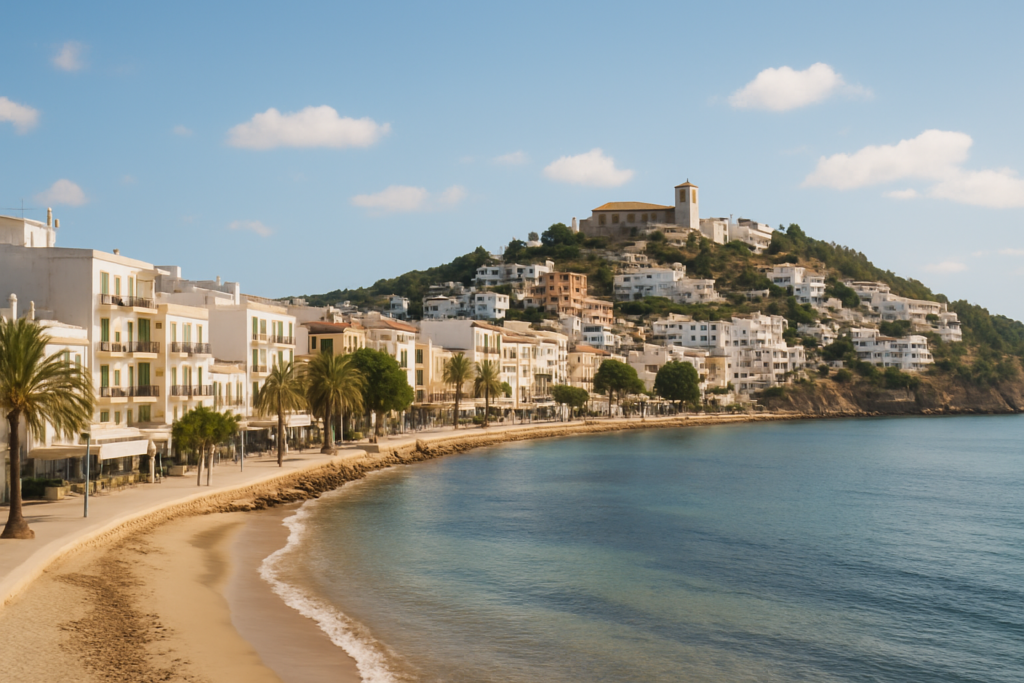 Santa Eularia des Riu: Ibiza’s Quiet Family Coastal Town with a River and Beaches